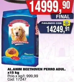 Maxiconsumo Beethoven al.anim perro adul. oferta