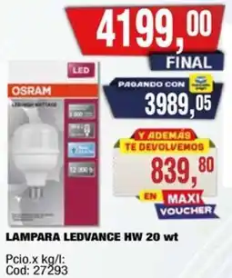 Maxiconsumo Ledvance lampara hw oferta