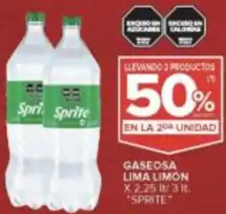 Carrefour Sprite gaseosa lima limon oferta