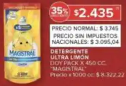 Carrefour Magistral detergente ultra limon doy pack oferta