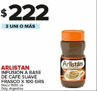 Carrefour Infusión a base de café arlistán 100g oferta