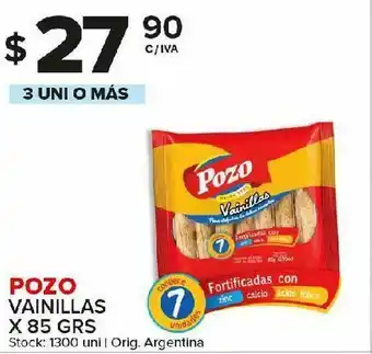 Carrefour Vainillas pozo 85g oferta