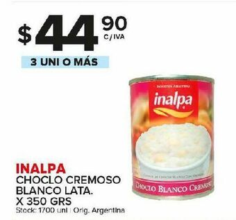 Carrefour Choclo cremoso inalpa 350g oferta