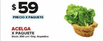 Carrefour Acelga x paquete oferta