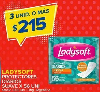Carrefour Protectores femeninos ladysoft 56un oferta