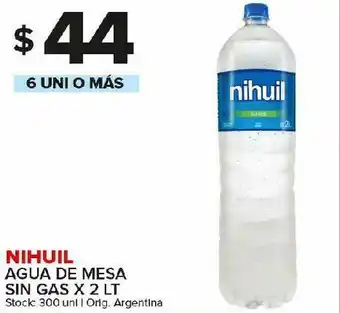 Carrefour Agua sin gas x 2l nihuil oferta