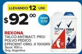 Carrefour Maxi Talco rexona oferta