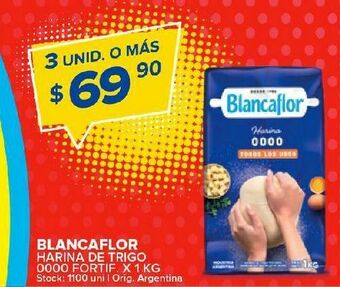 Carrefour Maxi Harina de trigo blancaflor kg oferta