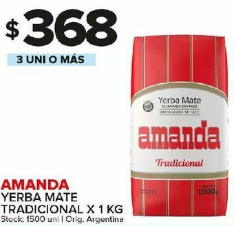 Carrefour Maxi Yerba mate amanda kg oferta