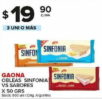 Carrefour Maxi Obleas gaona 50g oferta