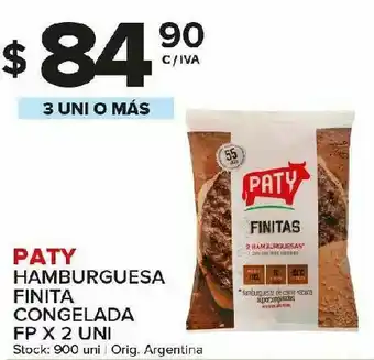 Carrefour Maxi Hamburguesas paty 2 un oferta