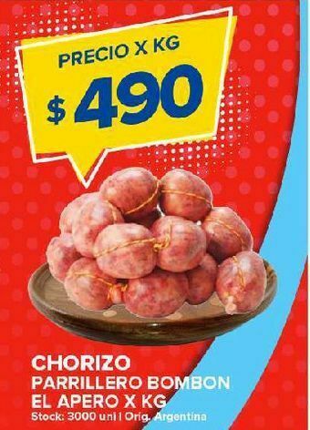 Carrefour Maxi Chorizo parrillero bombón kg oferta