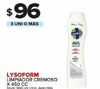 Carrefour Maxi Limpiadores lysoform 450cc oferta