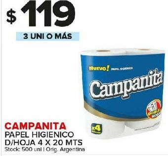 Carrefour Maxi Papel higiénico campanita oferta