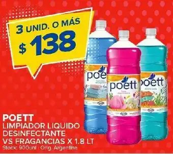 Carrefour Maxi Limpiadores poett 1.8lt oferta