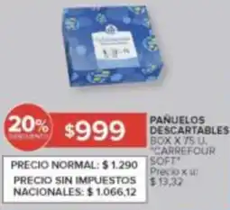 Carrefour Carrefour soft pañuelos descartables box oferta
