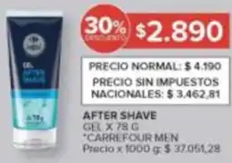 Carrefour Carrefour men after shave gel oferta