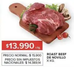 Carrefour Roast beef de novillo oferta