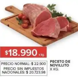 Carrefour Peceto de novillito oferta