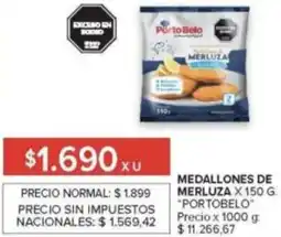 Carrefour Portobelo medallones de merluza oferta