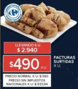 Carrefour Facturas surtidas oferta