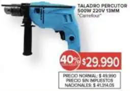 Carrefour Carrefour taladro percutor oferta
