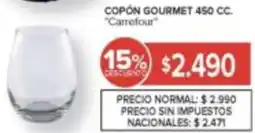 Carrefour Carrefour copón gourmet oferta
