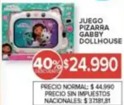 Carrefour Juego pizarra gabby dollhouse oferta