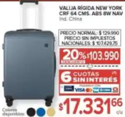 Carrefour Valija rígida new york crf oferta