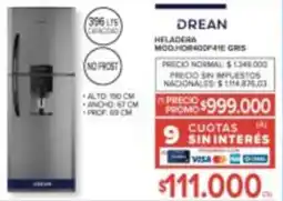 Carrefour Drean heladera oferta