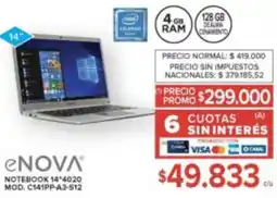 Carrefour Enova notebook 14" oferta