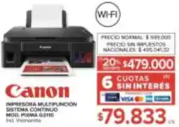 Carrefour Canon impresora multifunción sistema continuo oferta