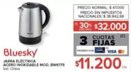 Carrefour Bluesky jarra electrica acero inoxidable oferta