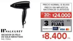 Carrefour Nalk & rey secador de pelo de viaje oferta