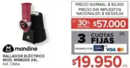 Carrefour Mandine rallador eléctrico oferta