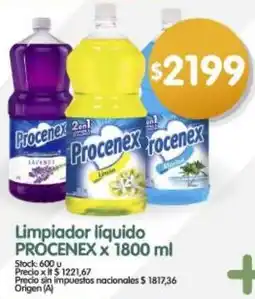 Supermercados Buenos Días Procenex limpiador líquido oferta
