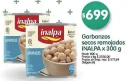 Supermercados Buenos Días Inalpa garbanzos secos remojados oferta