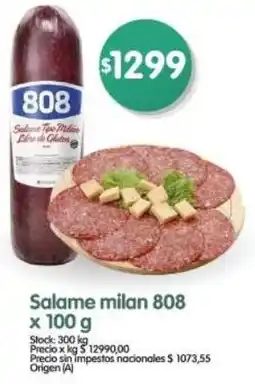 Supermercados Buenos Días 808 salame milan oferta