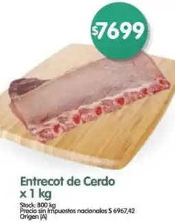 Supermercados Buenos Días Entrecot de cerdo oferta