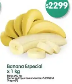 Supermercados Buenos Días Banana especial oferta