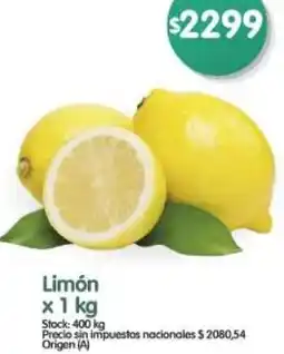 Supermercados Buenos Días Limón oferta