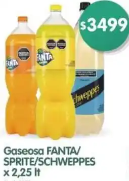 Supermercados Buenos Días Fanta/ sprite/schweppes gaseosa oferta