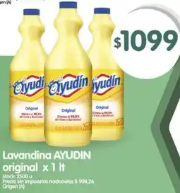 Supermercados Buenos Días Ayudín lavandina original oferta