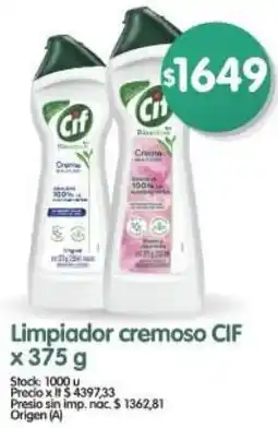 Supermercados Buenos Días Cif limpiador cremoso oferta