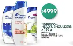 Supermercados Buenos Días Head & shoulders shampoo oferta