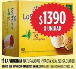 Supermercados Vea La virginia té naturalidad intacta, cja. oferta