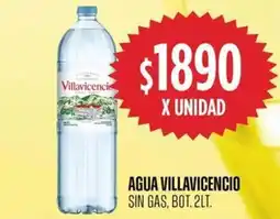 Supermercados Vea Villavicencio agua sin gas, bot. oferta