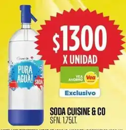 Supermercados Vea Cuisine & co soda sfn. oferta