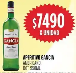 Supermercados Vea Gancia americano aperitivo bot. oferta