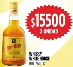 Supermercados Vea Whisky white horse bot. oferta